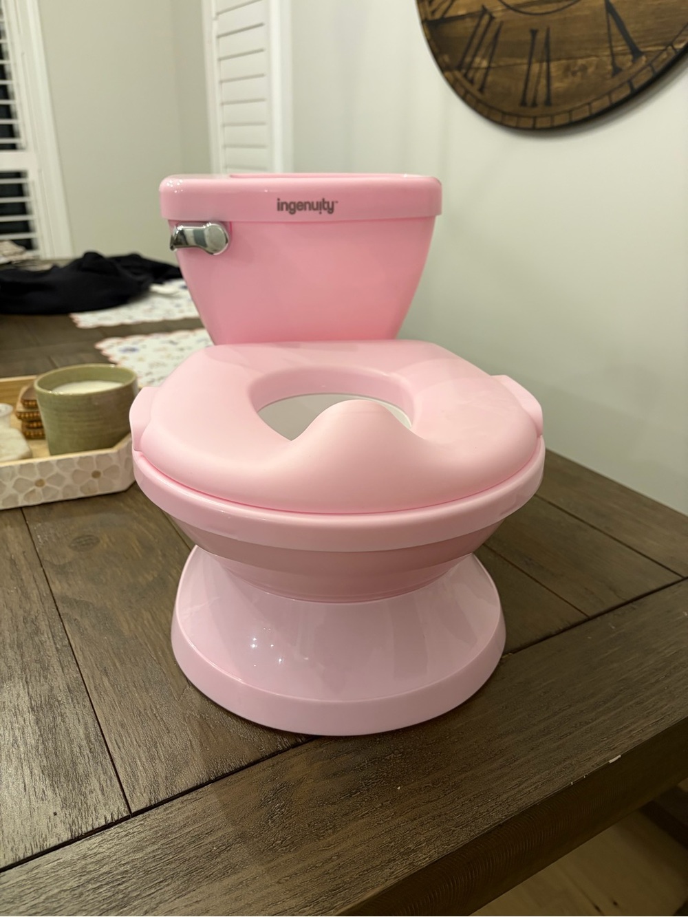 Ingenuity Pink Toddler Training Potty Seat